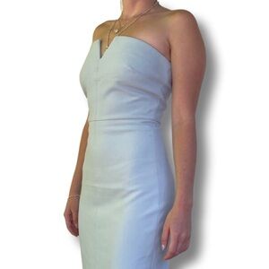 Elizabeth and James strapless Light Blue Dress